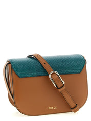 Multicolor Lamb Leather Crossbody Bag