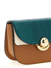 Multicolor Lamb Leather Crossbody Bag