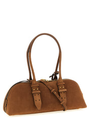 PINKO Brown Cowhide Shoulder Bag