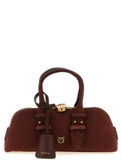 Bordeaux Cowhide Shoulder Bag