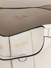 Gray Calfskin Tote Bag