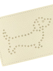 Beige Calfskin Cardholder