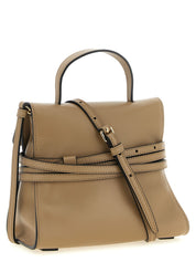 Beige Napa Leather / Calf Bos Taurus Handbag