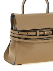 Beige Napa Leather / Calf Bos Taurus Handbag