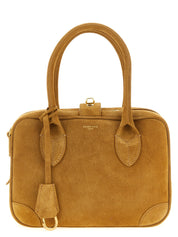 Beige Cowhide Handbag