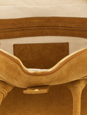 Beige Cowhide Handbag