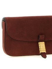 Bordeaux Cowhide Shoulder Bag