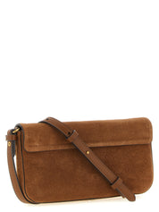 PINKO Brown Cowhide Shoulder Bag