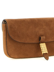 PINKO Brown Cowhide Shoulder Bag