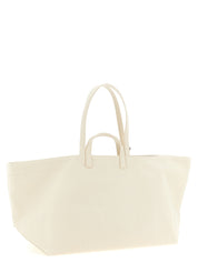 Beige Cotton Tote Bag