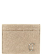 Beige Calfskin Cardholder