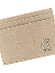 Beige Calfskin Cardholder