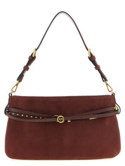 Bordeaux Cowhide Shoulder Bag