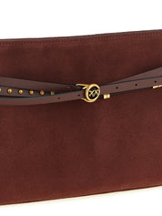 Bordeaux Cowhide Shoulder Bag