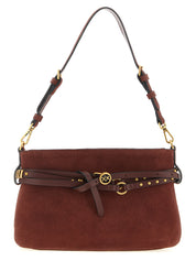 Bordeaux Lamb Leather Shoulder Bag