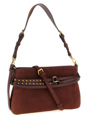 Bordeaux Lamb Leather Shoulder Bag