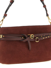 Bordeaux Lamb Leather Shoulder Bag