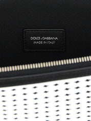 Bicolor Calfskin Clutch Bag