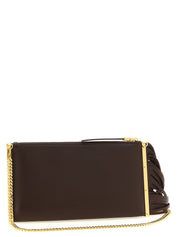 Brown Leather Clutch Bag