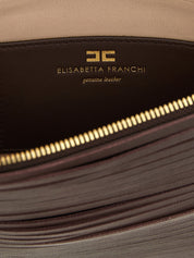 Brown Leather Clutch Bag