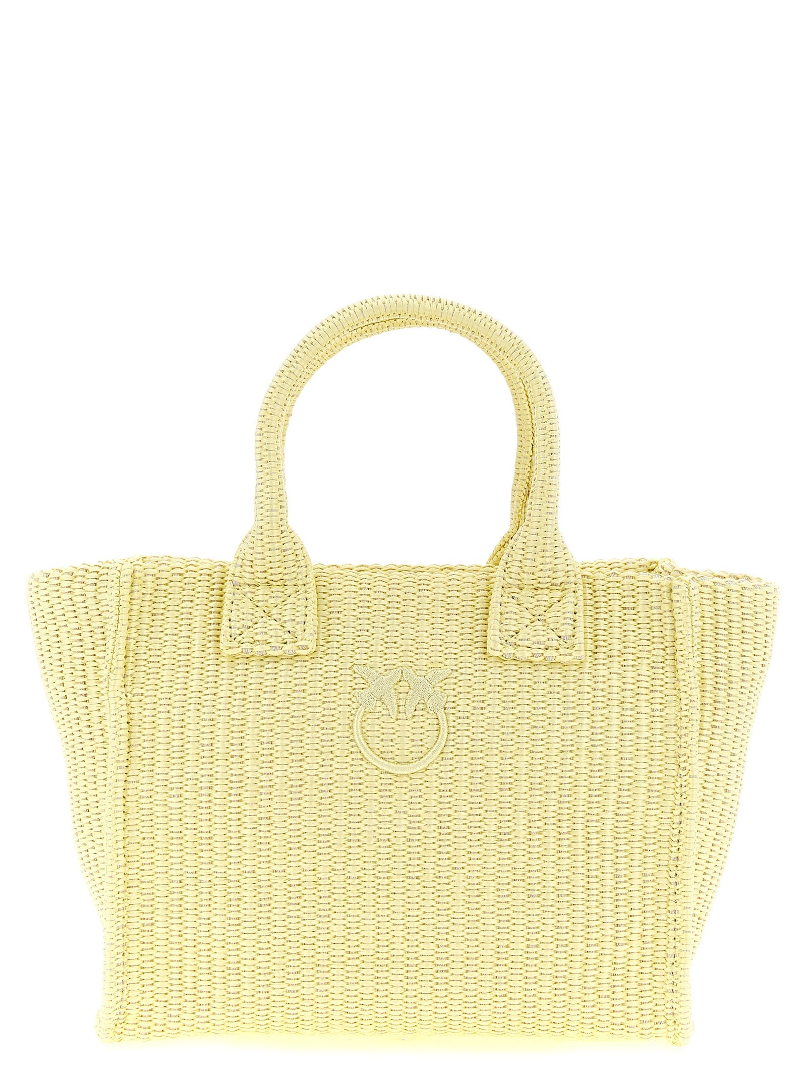 PINKO Bicolor Polypropylene Tote Bag
