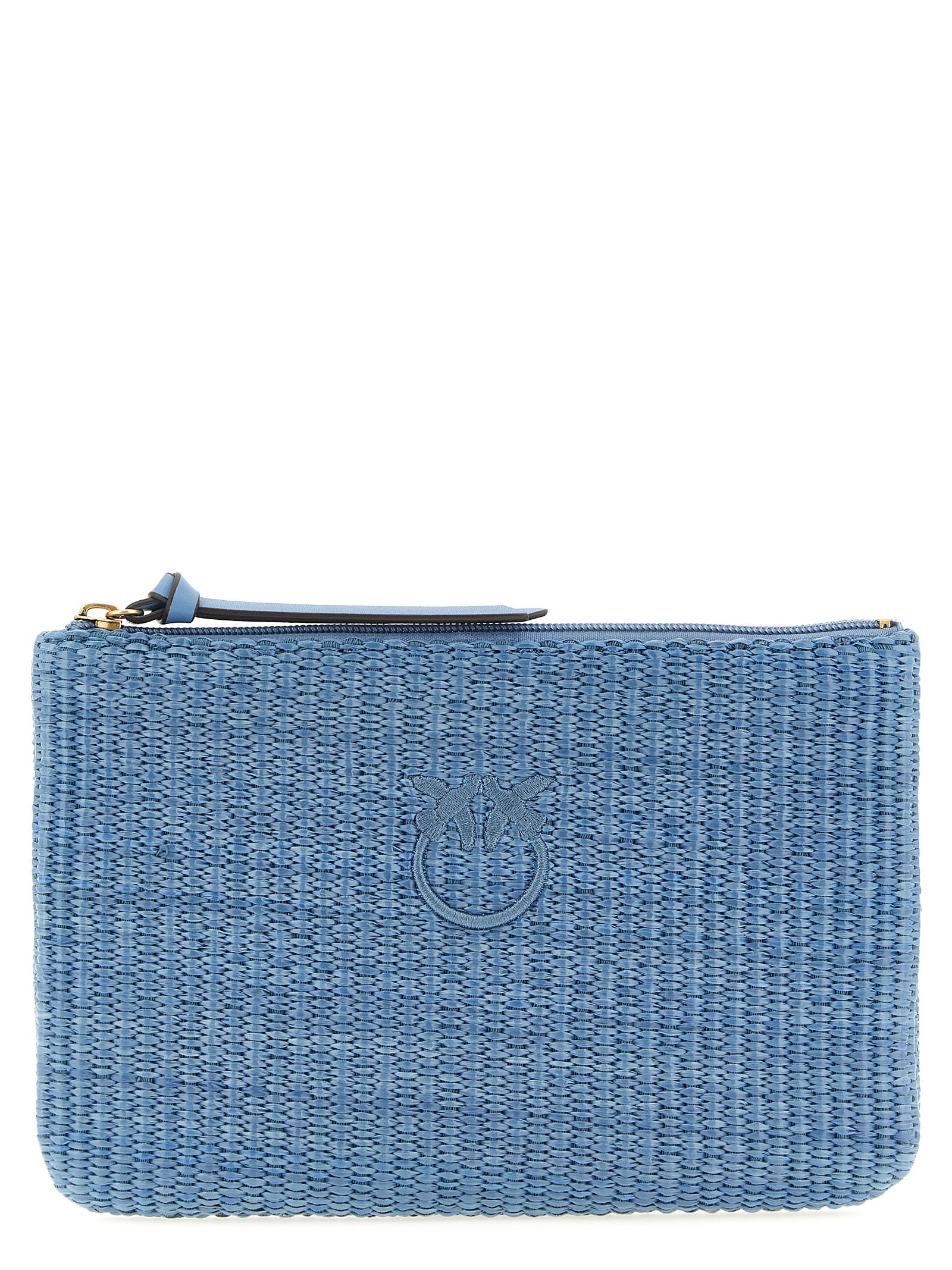 Blue Polypropylene Clutch Bag