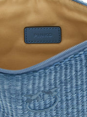 Blue Polypropylene Clutch Bag