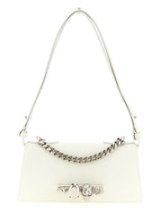 White Calfskin Shoulder Bag