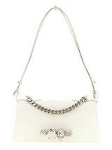 White Calfskin Shoulder Bag