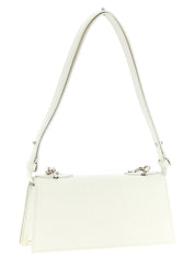 White Calfskin Shoulder Bag