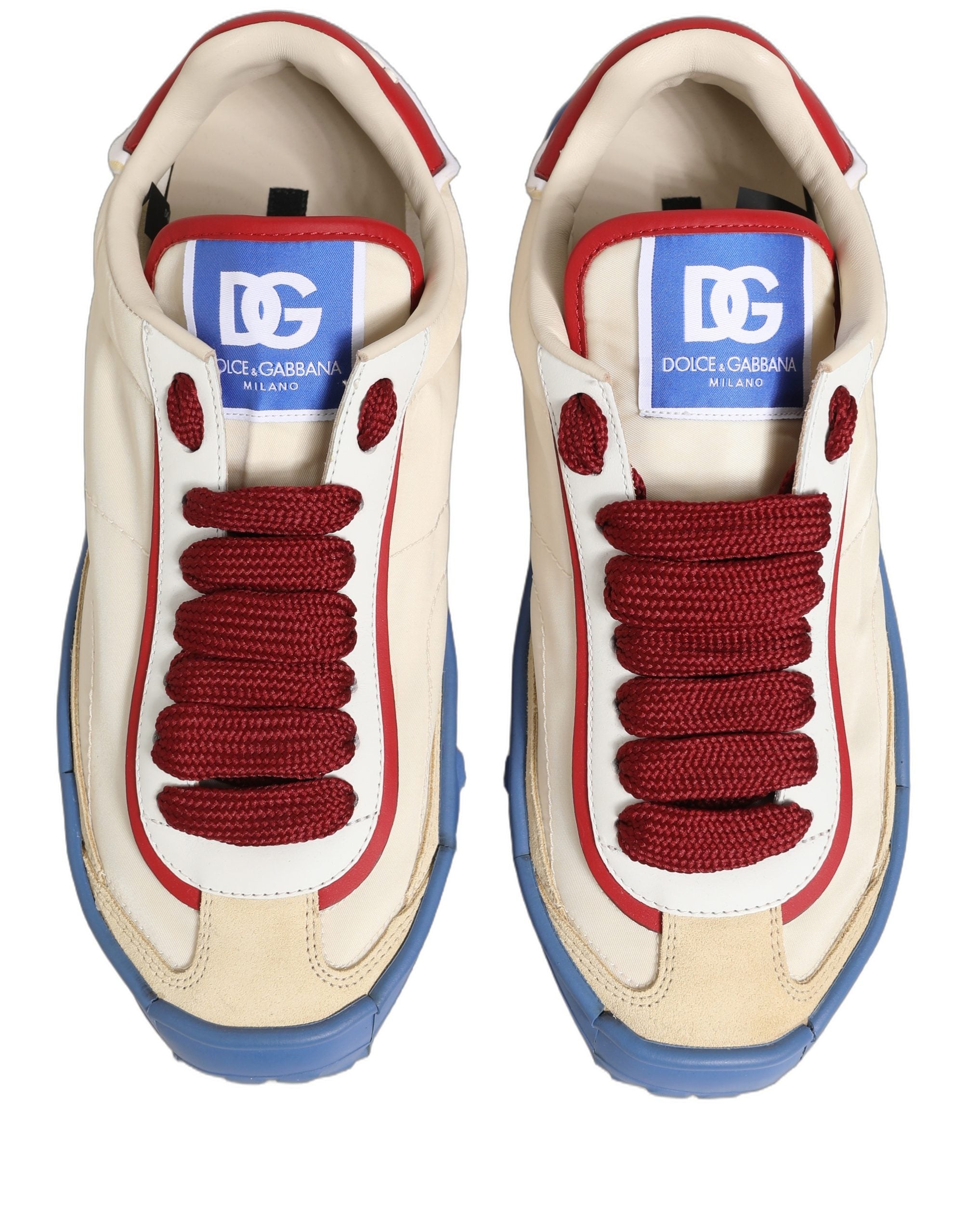 Dolce & Gabbana Multicolor Old Runner Lace Up Sneakers Shoes Dolce & Gabbana