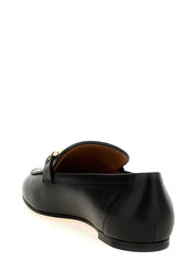 Tod's Black Calfskin Slip-On Loafers