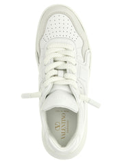White Calfskin Chunky Sneakers