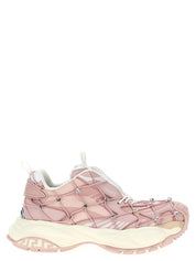 Versace Multicolor Polyester Athletic Sneakers