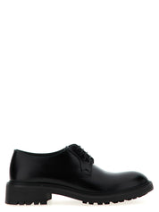 Black Lamb Leather Oxfords And Derbies