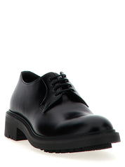 Black Lamb Leather Oxfords And Derbies