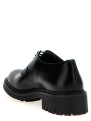 Black Lamb Leather Oxfords And Derbies