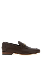 Brown Goatskin Slip-On Loafers