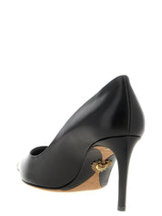 Dolce & Gabbana Black Calfskin High Heel Pumps