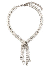 Silver Glass Necklace