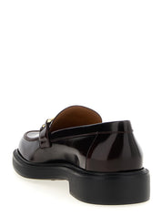 Tod's Bordeaux Calfskin Slip-On Loafers