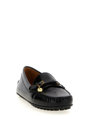 Black Calfskin Slip-On Loafers