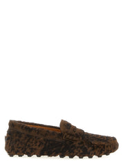 Tod's Brown Calfskin Slip-On Loafers