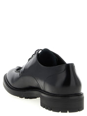 Black Calfskin Oxfords And Derbies