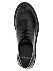 Black Calfskin Oxfords And Derbies