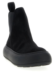 Black Calfskin Chelsea Boots