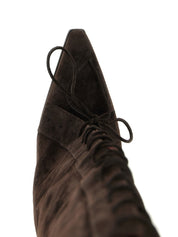 Brown Calfskin Over The Knee