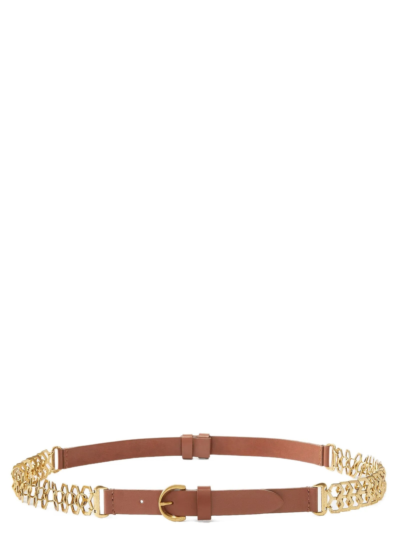 Brown Calfskin Regular Belt