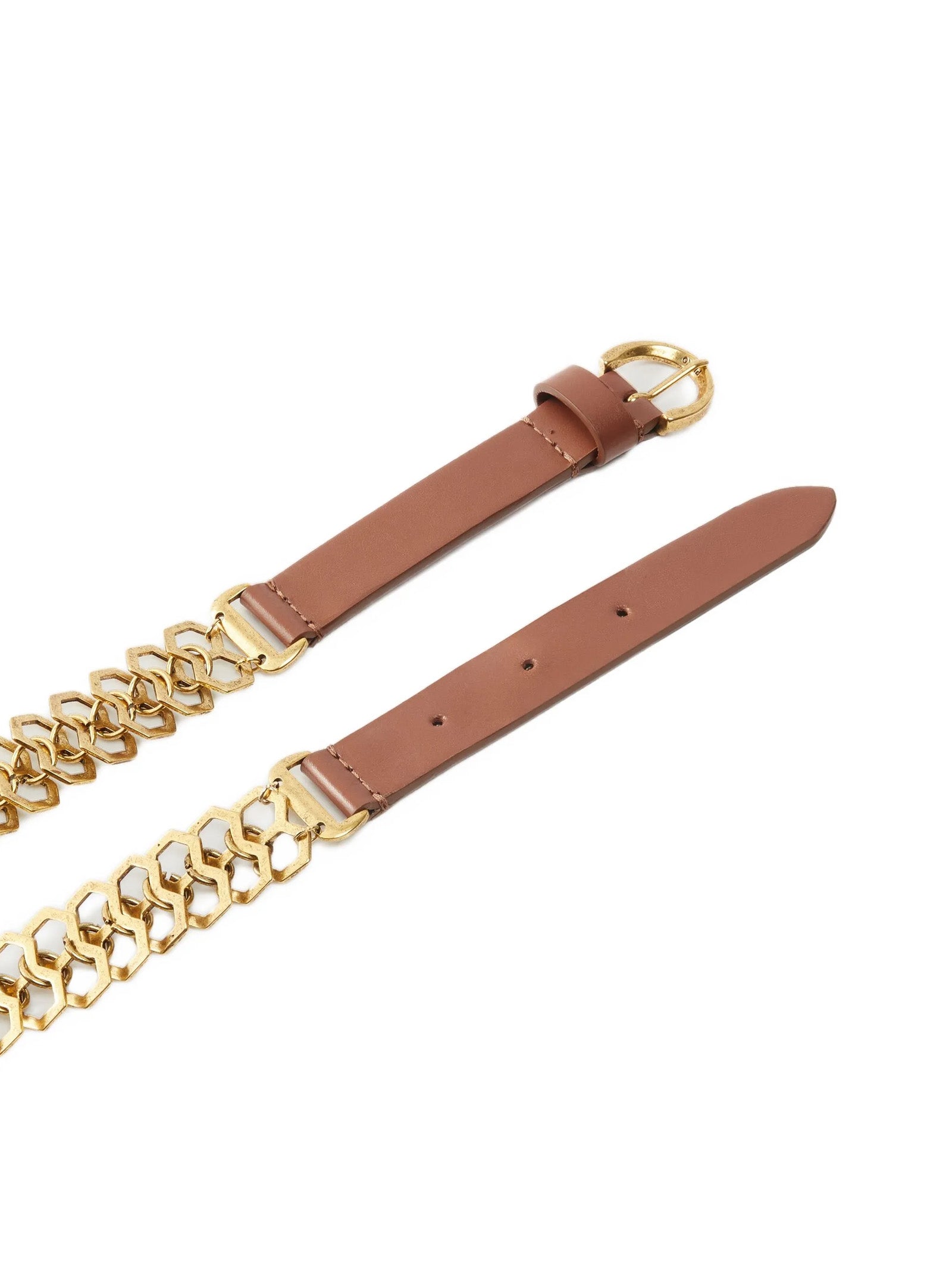 Brown Calfskin Regular Belt