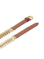Brown Calfskin Regular Belt
